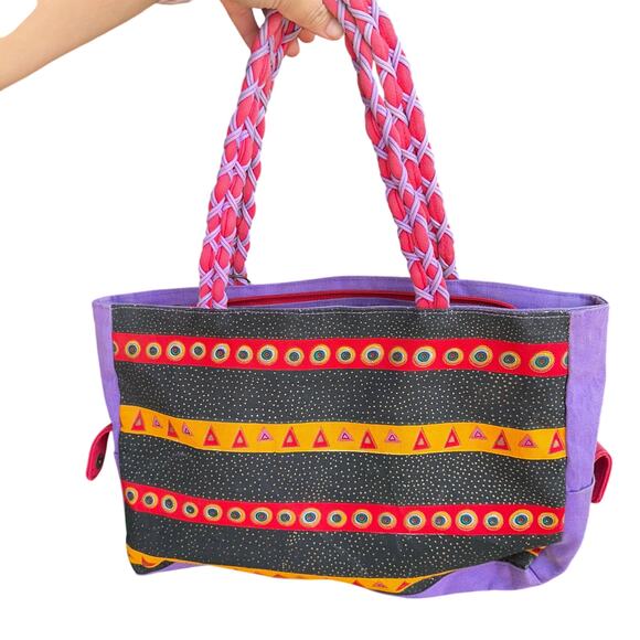 LAUREL BURCH cat oversize witchy tote - Picture 2 of 7